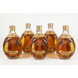 FIVE BOTTLES OF DIMPLE SCOTCH WHISKY, 12 YEARS, 75cl, (5)
