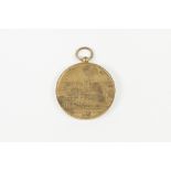 FRENCH BRONZE SOUVENIR MEDALLION OF AN ASCENSION OF THE MR HENRY GIEFARD'S CAPTIVE HOT AIR