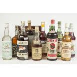 MIXED LOT OF WINES AND SPIRITS, including: JACK DANIEL'S, label loose, HOGARTH GIN, J. DUBOR