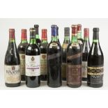 MIXED LOT OF SPANISH, ROMANIAN AND BULGARIAN WINE, including: CORRAL RIOJA RSERVA, 1973, THREE