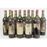 THIRTEEN BOTTLES OF CHATEAU MALESCOT St EXUPERY, MARGAUX, 1976, labels a/f, (13)