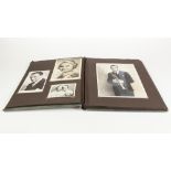 A GOOD ALBUM OF 1930's AUTOGRAPHED PHOTOGRAPHS, mostly film stars briefly to include; Dana