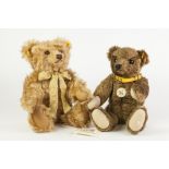 TWO STEIFF 'CLASSIC' TEDDY BEARS WITH GROWLERS, comprising: 1909, and 004421, 13" (33cm) high, (2)