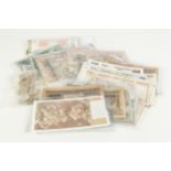 SMALL COLLECTION OF VARIOUS EARLY TWENTIETH CENTURY AND LATER FOREIGN BANK NOTES