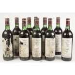 TEN BOTTLES OF VIZCONDE DE AYALA RIOJA RESERVA, 1986, labels a/f, (10)