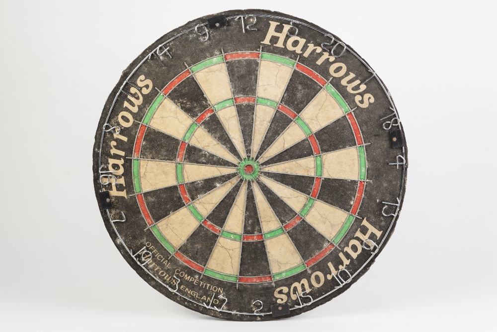 AUTOGRAPHED STAN JAMES WORLD MATCHPLAY 'HARROWS' DARTBOARD, BLACKPOOL 2002 WITH TWENTY SIGNATURES, - Image 2 of 2