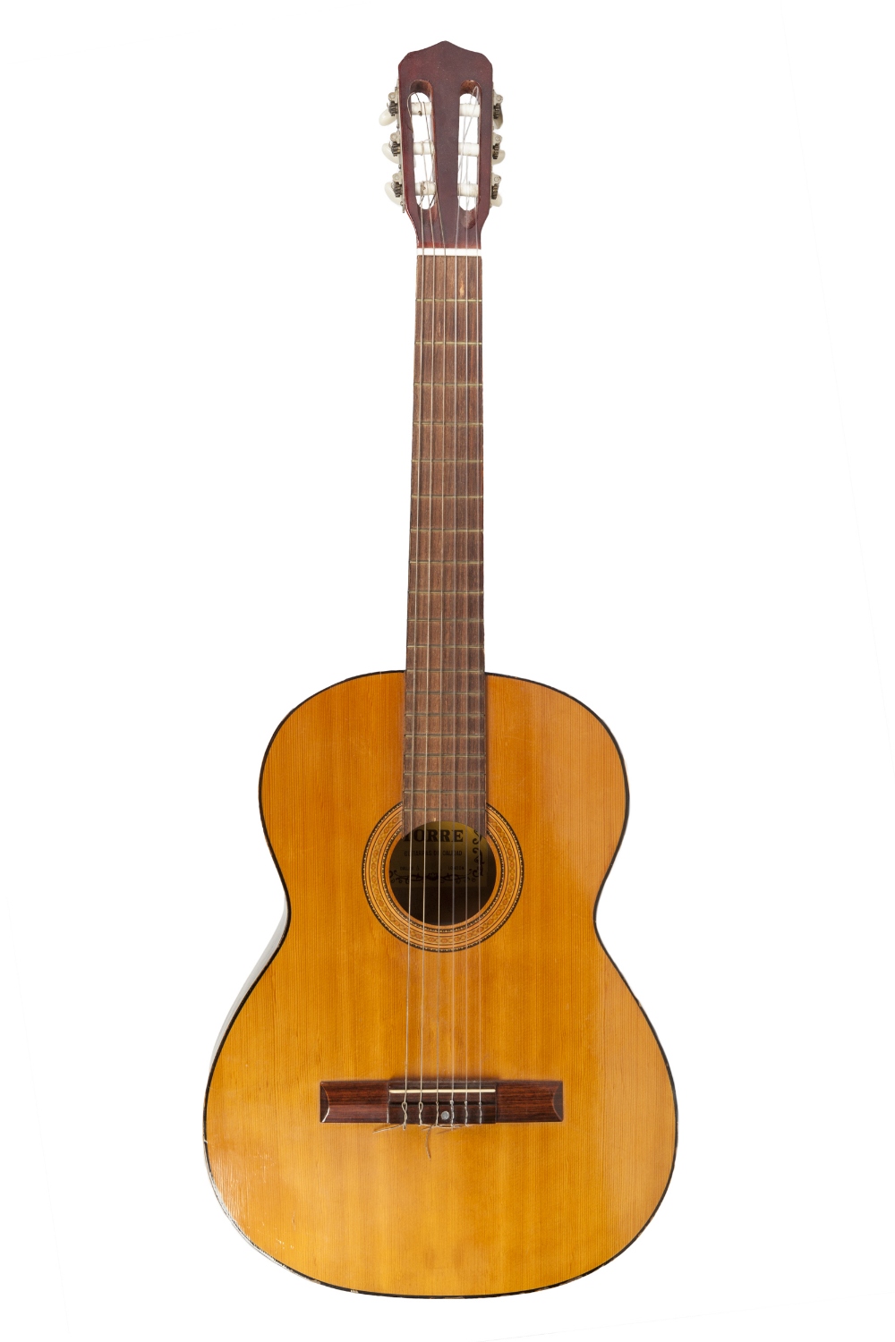 B.M. 'CLASSICO' SIX STRING ACOUSTIC GUITAR, labelled 'Made in Spain' and ANOTHER SPANISH ACOUSTIC - Image 2 of 2