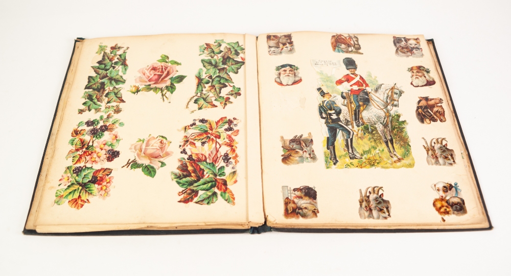 A LATE VICTORIAN ALBUM OF CHROMOLITHOGRAPHIC SCRAPS - Image 2 of 2