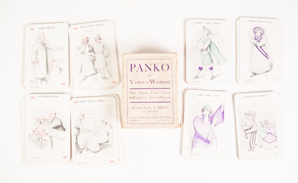 A BOXED SET OF PANKO OR VOTES FOR WOMEN PLAYING CARDS, (2nd Edition with card values) pictured by - Image 2 of 2