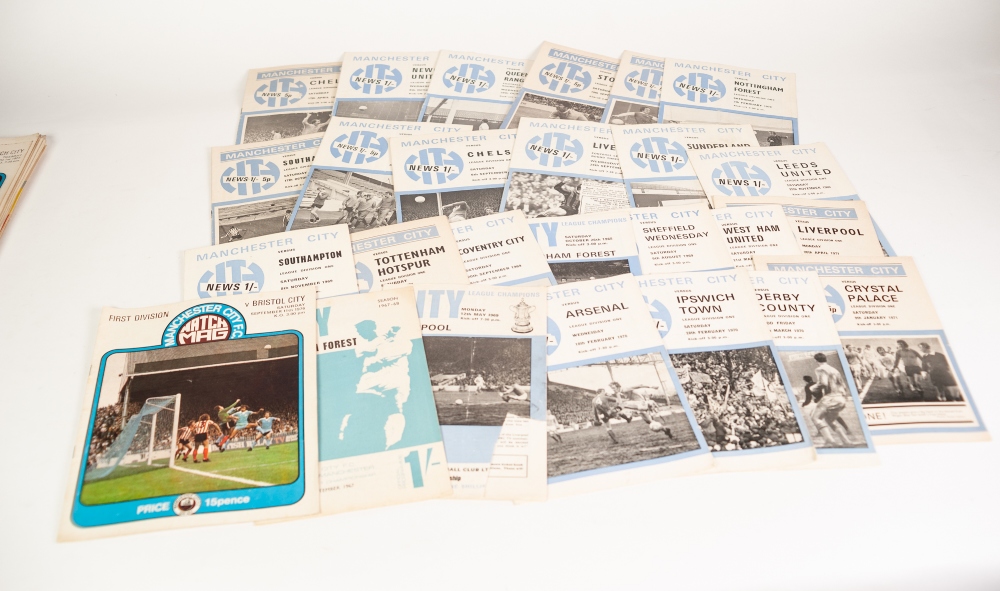 QUANTITY OF FOOTBALL PROGRAMMES mainly Manchester City, 58 Away programmes and 141 Home programmes - Image 3 of 5