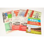 TEN FA CUP FINALS FROM 1963, Manchester United v Leicester (2) to 1970 Leicester v Manchester