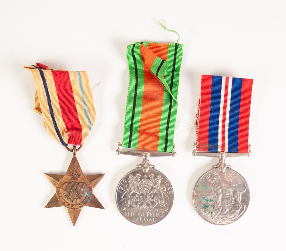 THREE WORLD WAR II MEDALS to Major W.G. Worthington, namely War medal 1939-45, Defence Medal and