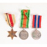THREE WORLD WAR II MEDALS to Major W.G. Worthington, namely War medal 1939-45, Defence Medal and