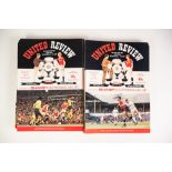 MANCHESTER UNITED HOME PROGRAMMES 309, FROM SEASONS 1981-82 to SEASON 1993-94 (309)