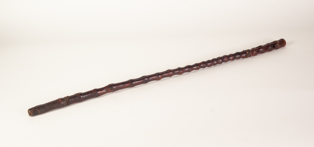 AN ANTIQUE BAMBOO SWORD STICK