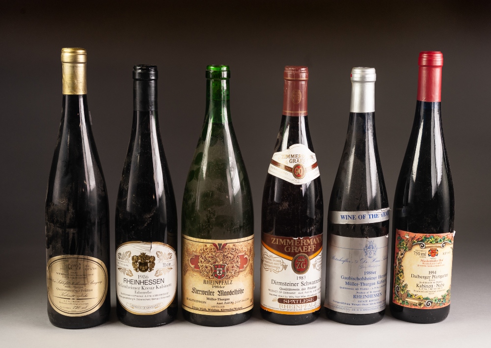 SIX BOTTLES OF 1980's/ 90's GERMAN WINE