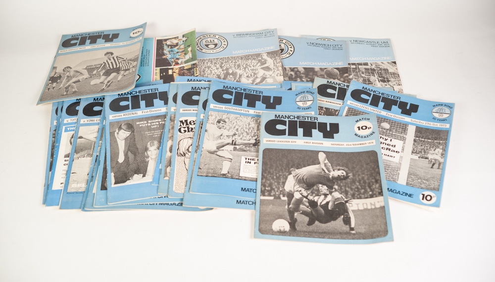 QUANTITY OF FOOTBALL PROGRAMMES mainly Manchester City, 58 Away programmes and 141 Home programmes - Image 2 of 5