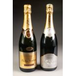 TWO BOTTLES OF CHAMPAGNE, NICOLAS FEUILLATTE, 1998, and JOEL CLOSSON, no date, purchased by the