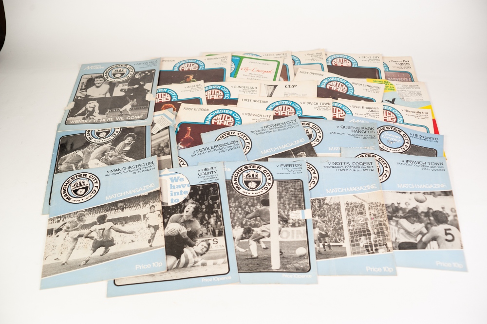 QUANTITY OF FOOTBALL PROGRAMMES mainly Manchester City, 58 Away programmes and 141 Home programmes - Image 4 of 5