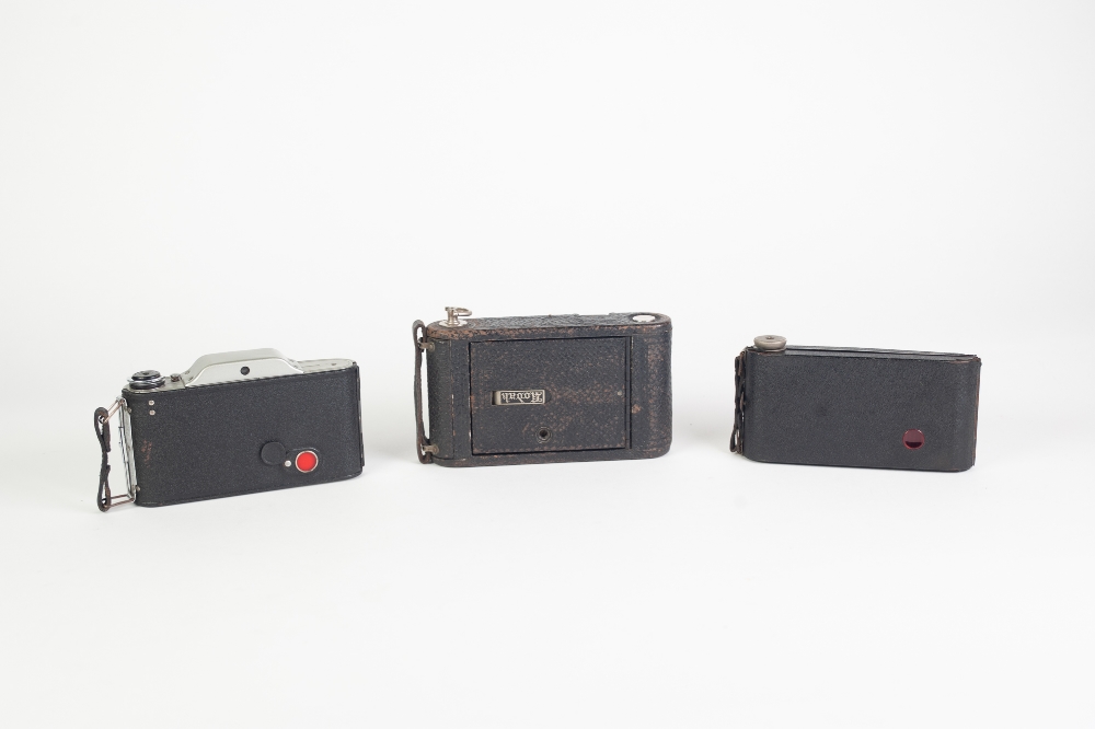 THREE KODAK AND OTHER FOLDING CAMERAS (3) - Image 2 of 3