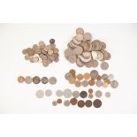 QUANTITY OF MAINLY NICKEL COINS, including; Half crowns, florins and sixpences