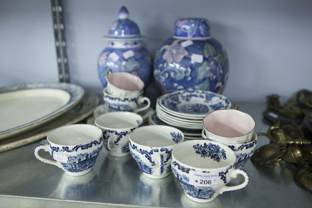 A SELECTION OF MODERN CHINA WARES