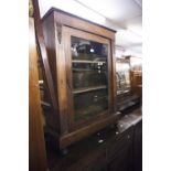 LATE VICTORIAN INLAID AND METAL MOUNTED PIER CABINET