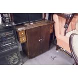 JONES ELECTRIC SEWING MACHINE IN OAK DROP HEAD CABINET