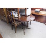 REGENCY STYLE MAHOGANY DOUBLE PEDESTAL DINING TABLE