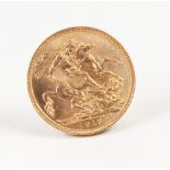 GEORGE V GOLD FULL SOVEREIGN, 1912