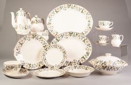 SIXTY EIGHT PIECE MIDWINTER 'CLASSIC SHAPE' POTTERY DINNER, TEA AND COFFEE SERVICE FOR SIX