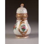 NINETEENTH CENTURY SAMSON OF PARIS PORCELAIN SUGAR CASTOR IN THE ORIENTAL TASTE, of footed