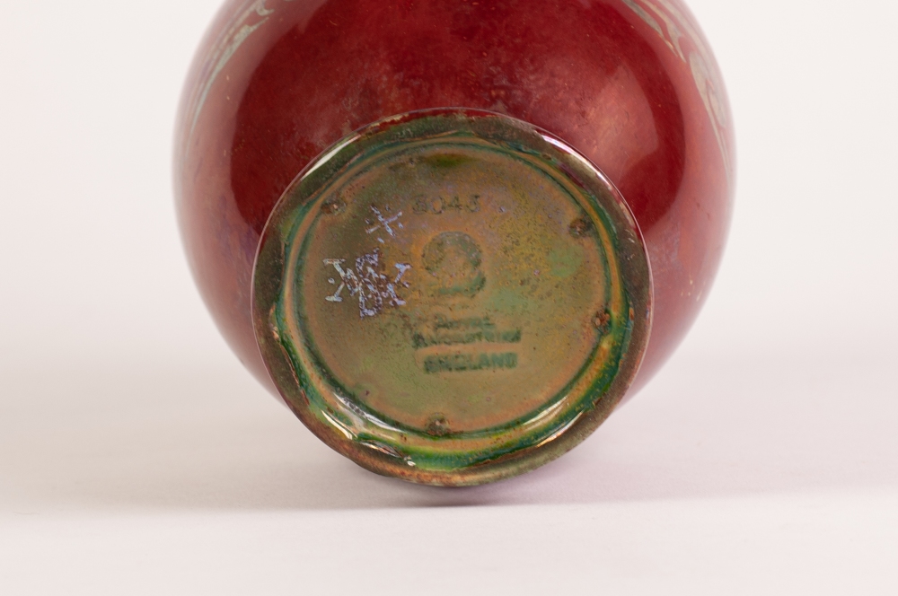 PILKINGTON'S ROYAL LANCASTRIAN LUSTRE GLAZED POTTERY VASE BY WILLIAM S. MYCOCK, of footed baluster - Image 3 of 4