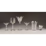 TWENTY EIGHT PIECE PART TABLE SERVICE OF DRINKING GLASSES, now suitable for eight persons,