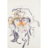 JASON MONET (1938-2009) PASTEL Head portrait Signed and dated (19)69 23" X 16" (58.4cm x 40.7cm)