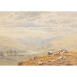 R. A. K. MARSHALL (1849 - 1946) WATERCOLOUR DRAWING Lakeland landscape Signed lower right 7" x