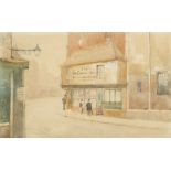 UNATTRIBUTED (NINETEENTH CENTURY ENGLISH SCHOOL) WATERCOLOUR DRAWING 'The Old Curiosity Shop'