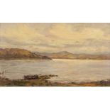 W.K. McCAUGNAN (Irish Early Twentieth Century) OIL PAINTING ON BOARD 'Inish Gaw, Lough Erne'