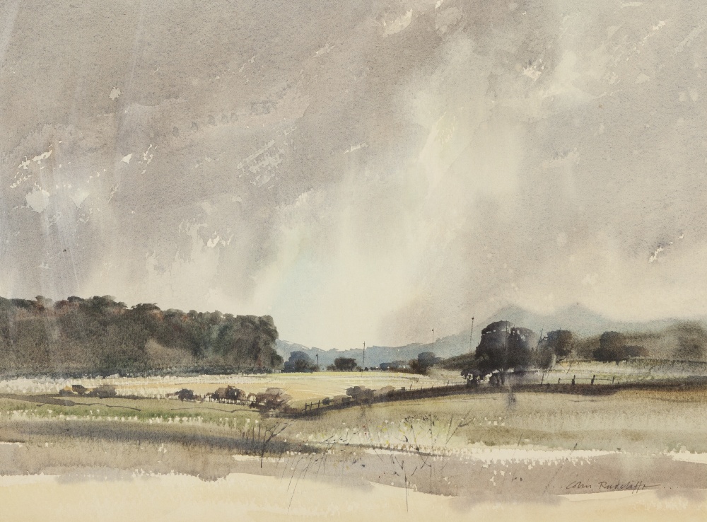 COILN RADCLIFFE (MODERN) WATERCOLOUR DRAWING Landscape Signed lower right 13 1/4" x 18" (33.5 x - Image 2 of 2