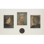 •L. S. LOWRY (1887 - 1976) SET OF THREE ARTIST SIGNED LIMITED EDITION COLOUR PRINTS AND A BRONZE
