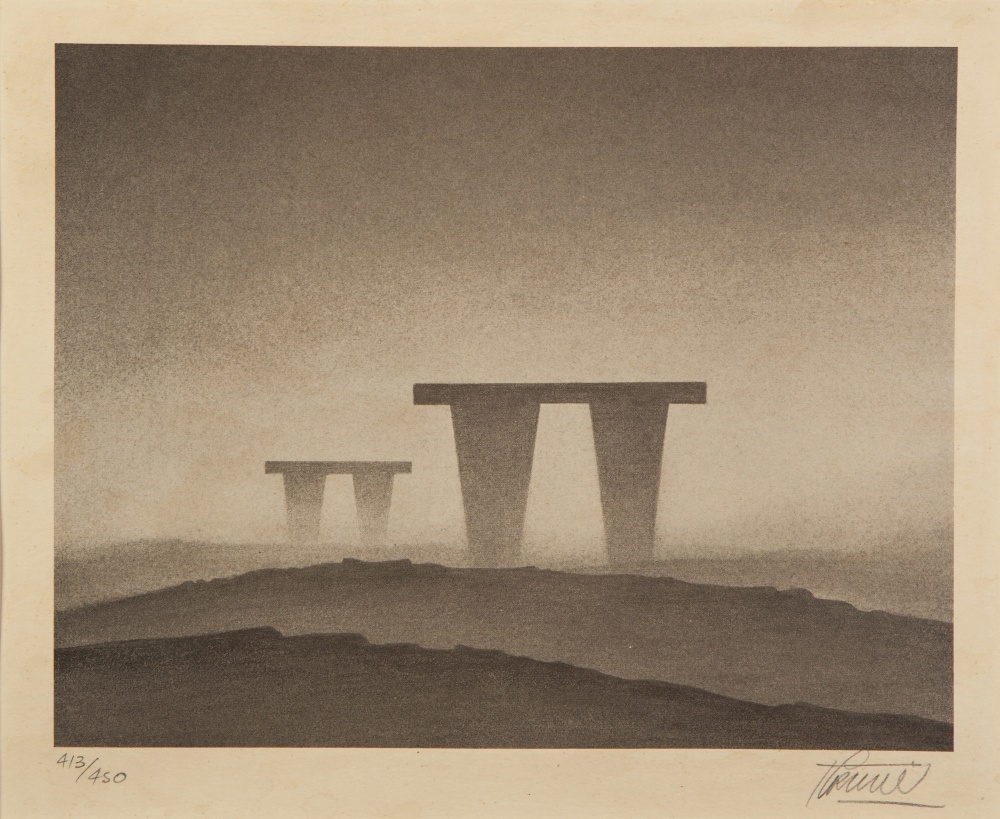 •TREVOR GRIMSHAW (1947-2001) SET OF FOUR ARTIST SIGNED LIMITED EDITION PRINTS OF PENCIL DRAWINGS - Image 4 of 4