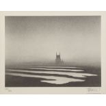 •TREVOR GRIMSHAW (1947-2001) SET OF FOUR ARTIST SIGNED LIMITED EDITION PRINTS OF PENCIL DRAWINGS