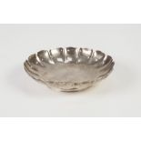 FINNIGANS LTD, GEORGE V SILVER FOOTED BON BON DISH BY ADIE BROTHERS, of shallow, footed form with