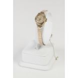 LADY'S ROTARY 9ct GOLD WRISTWATCH with 15 jewel movement, small silvered circular Arabic dial and