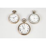 THOMAS RUSSELL, LIVERPOOL ROLLED GOLD OPEN FACED POCKET WATCH, in gold open faced pocket watch in