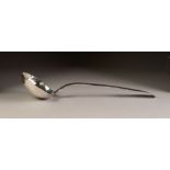 GEORGE IV SCOTTISH SILVER FIDDLE PATETRN SOUP LADLE, by Mitchell & Russell, Glasgow 1820, 8 ozs