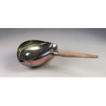 Post-war, Christofle (Paris) WOODEN HANDLED ELECTROPLATED SERVING/POURING IMPLEMENT