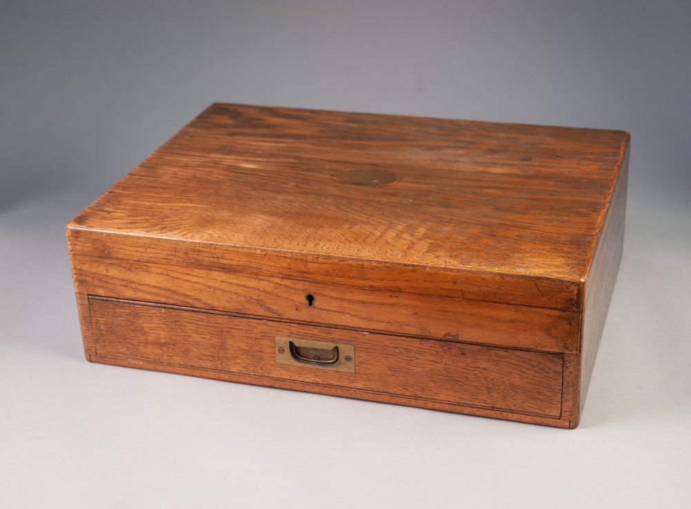 EARLY 20th CENTURY OAK CASED CANTEEN OF ELECTROPLATE CUTLERY for twelve place settings with bone - Image 3 of 3