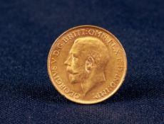 GEORGE V (1926) PRETORIA MINT GOLD SOVEREIGN (EF)