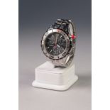 TIMEX, SL SERIES INDIGLO CHRONOGRAPH GENTS WRIST WATCH I2M759, black dial with three subsidiary